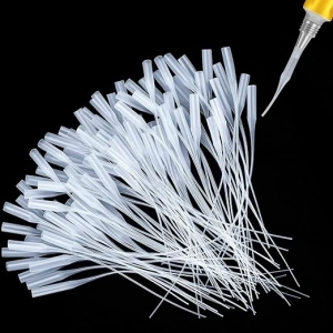 50 Adet Yapıştıcı Mikro Uçları Plastik Yapıştırıcı Şişe Uçları (Şırınga,502 Japon Yapıştırıcı)