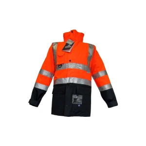 Junior Jn1004 5in1 Yüksek Görünürlüklü Içi Çıkmalı Oxford Parka