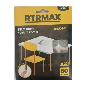 Rtrmax Mobilya Keçesi Sandalye Keçesi Siyah