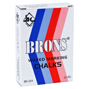 BRONS Marka Tebeşiri Beyaz Br 252 12li Kutu