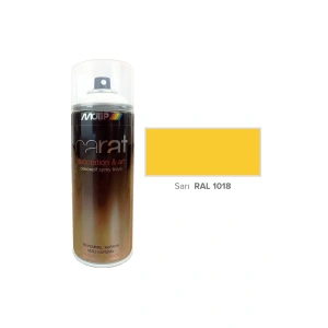 Motip Carat Ral 1018 Parlak Sarı Akrilik Sprey Boya 400Ml Germany