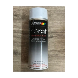 Motip Carat Sprey Boya Genel Yüzey Metal Yüzey Astar Gri Renk 400 ml