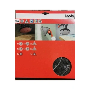 Kwb 491065 Duvar Zımpara Kağıdı 225 MM 15li Paket