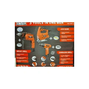 ATLAS 3 LÜ SET DEKOPAJLI