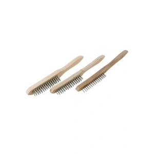 KWB Ağaç Saplı Tel Fırça Seti 3 Parça (49923190)