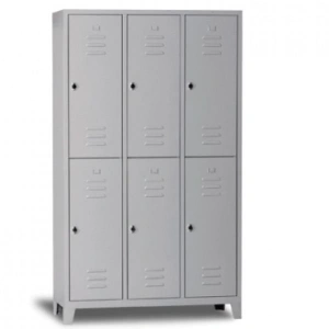 Metal Soyunma Dolabı 6 kapılı 97 x 37 x 198h