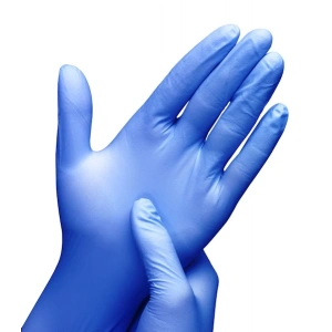 CoreMed Pudrasız Muayene Eldiveni Nitril Eldiven Mavi XL 100lü