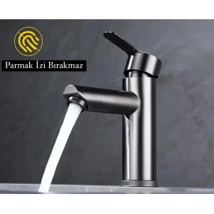 Ev Banyo Lavabo Batarya Paslanmaz Çelik Tek Kollu Sıcak Soğuk Ayarlı Modern