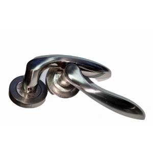 Eylül Rozetli İnox Yale Kapı Kolu 1 Takım