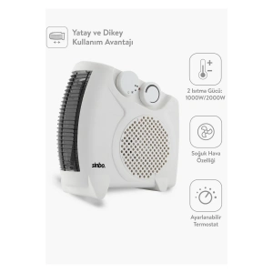 Sinbo Fanlı Isıtıcı 2000w Sıcak - Soğuk ve Yatay - Dikey Kullanıma Uygun SFH-6940