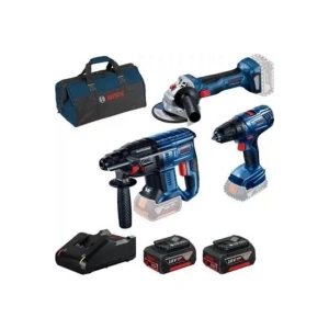 Bosch GBH 180li+GSR 180li+GWS 180li 3Lü Set+Raf Bag