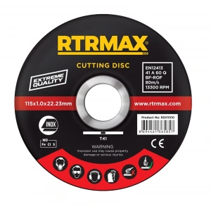 Rtrmax METAL KESME DİSKİ 180*3.0*22 RTRMAX