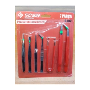 SOSIN Profesyonel Cımbız Seti 7 Parça