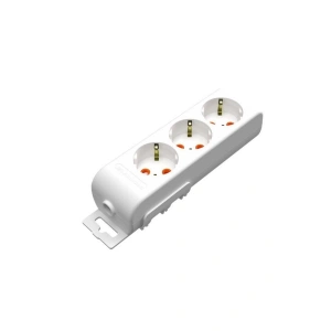 Mutlusan Ri-tech 3lü Topraklı Grup Priz Klemensli Çocuk Korumalı Mte0007