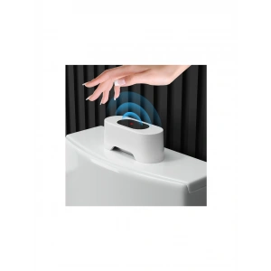 Şarj Edilebilir Otomatik Temassız Tuvalet Sifonu - Beyaz