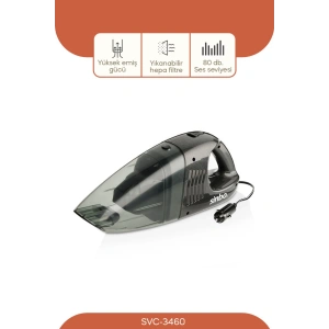 Sınbo 3460 Islak Kuru Araç Elektrikli Süpürge Çakmaklık Girişli