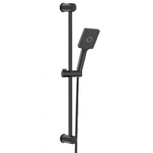 Valtemo Maxıma Jet Black Slıdıng Duş Seti Vs-6740