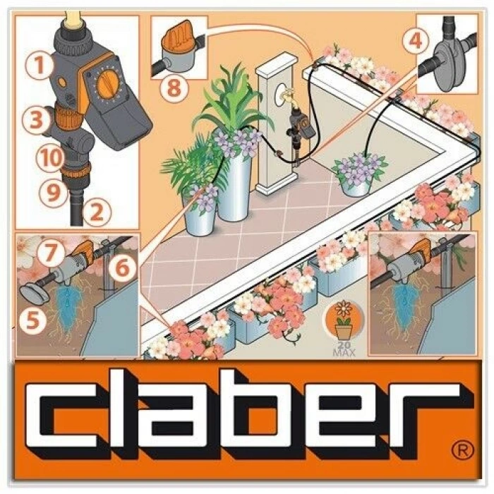 AQUAUNO LOGICA TİMER CLABER 8422