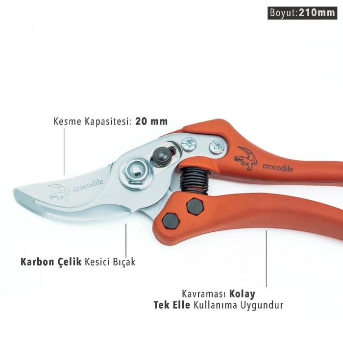 BAĞ MAKASI CROCODİLE 3169-1 (210MM)