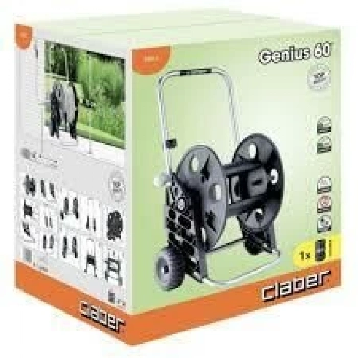 HORTUM MAKARASI TEKERLİ GENİUS60 65MT CLABER 8862