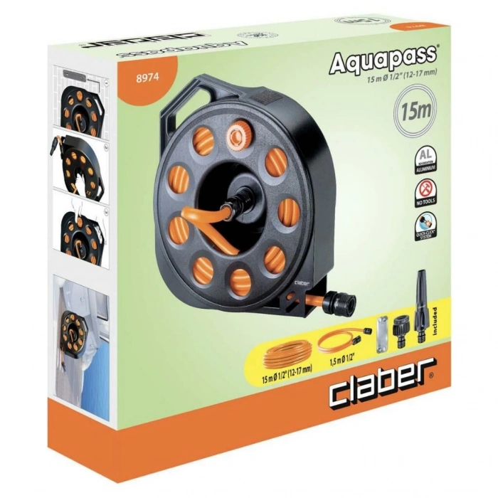 HORTUM MAKARASI SET AQUAPASS CLABER 8974