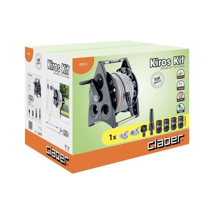 MAKARALI HORTUM SETİ KIROS KIT 20MT CLABER 8945