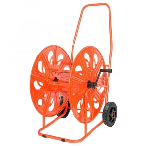 AGRATİ 320 PROFESYONEL HORTUM MAKARASI METAL TEKERLİ (140mt-1/2)