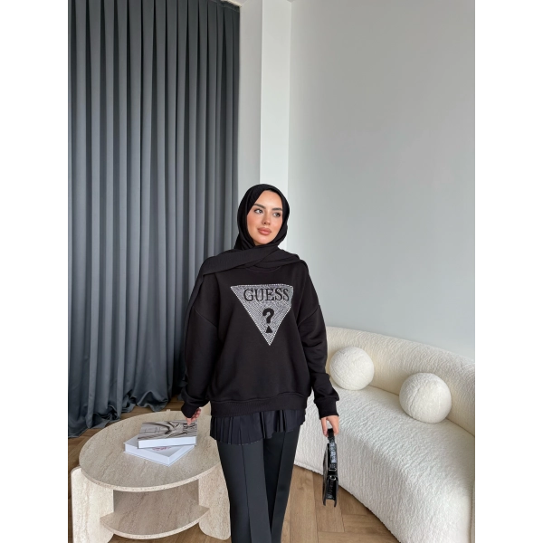 2-Muadil Sweat - Siyah