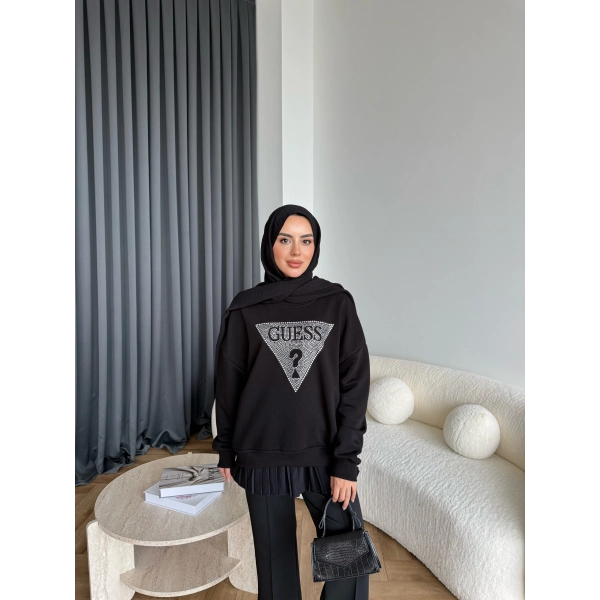 2-Muadil Sweat - Siyah