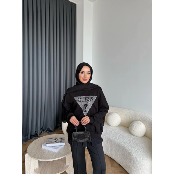 2-Muadil Sweat - Siyah