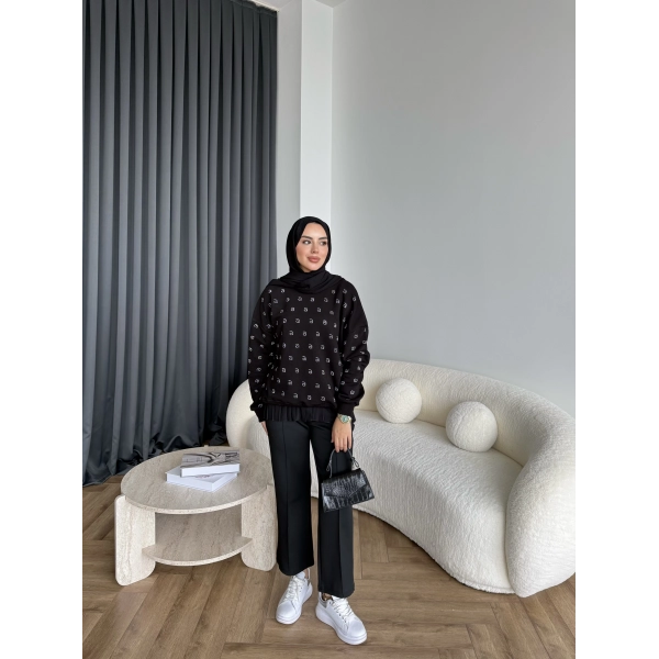 6-Muadil Sweat - Siyah