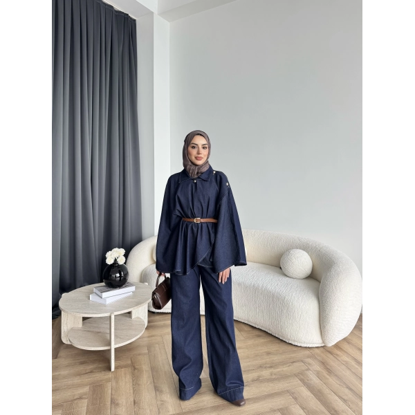 Hen - Perlan Panço Detay Kot Takım