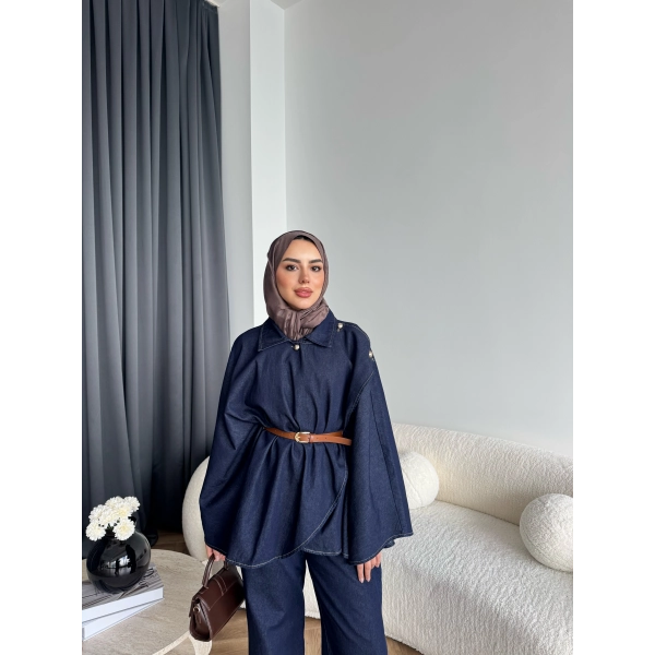 Hen - Perlan Panço Detay Kot Takım