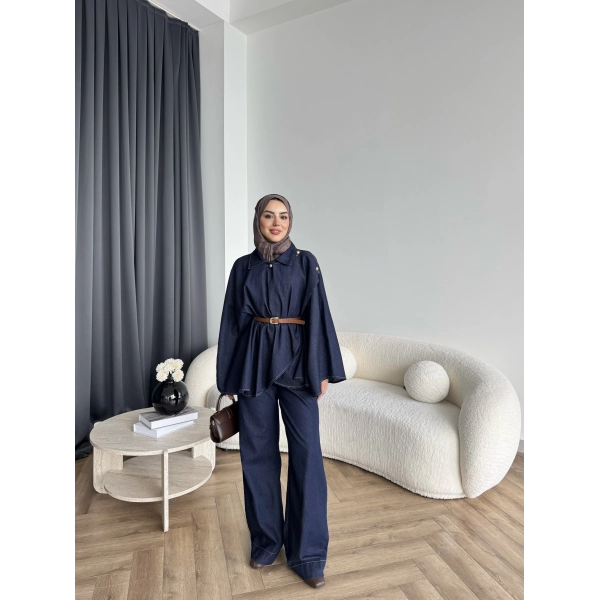 Hen - Perlan Panço Detay Kot Takım