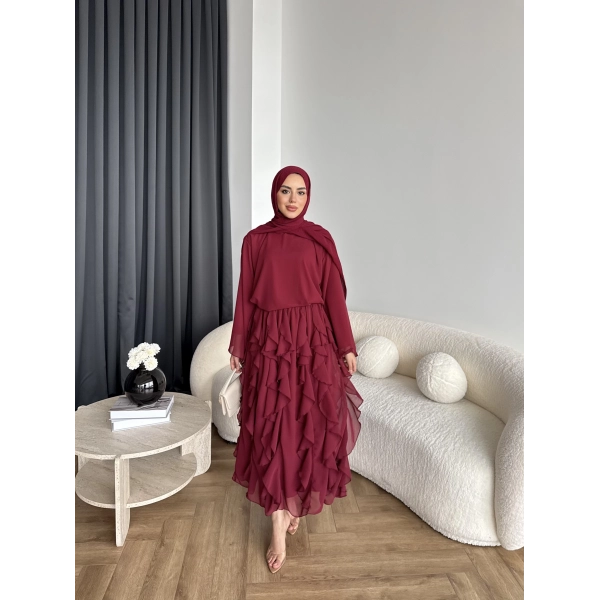 Mour Etekli Takım - Bordo