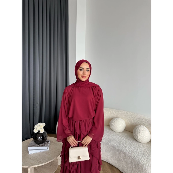 Mour Etekli Takım - Bordo