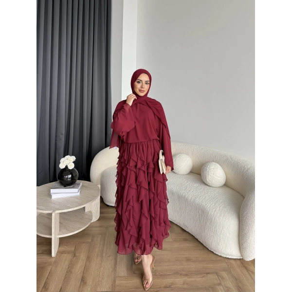 Mour Etekli Takım - Bordo