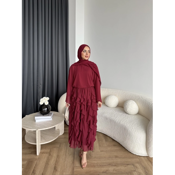 Mour Etekli Takım - Bordo