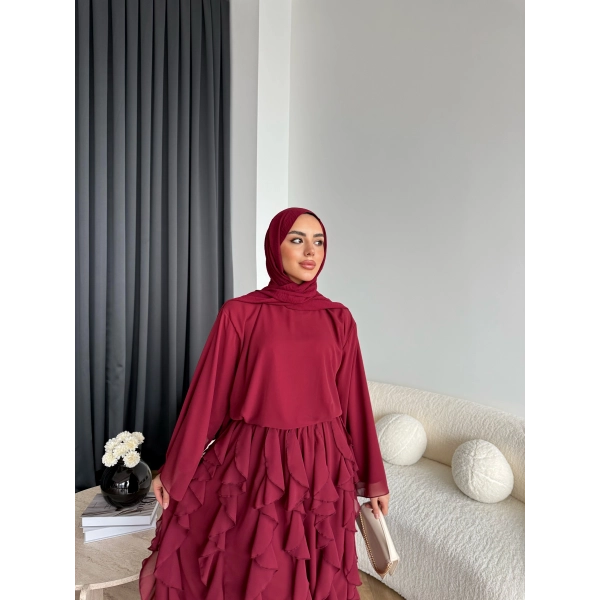 Mour Etekli Takım - Bordo