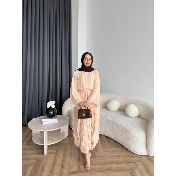 Mour Etekli Takım - Bej