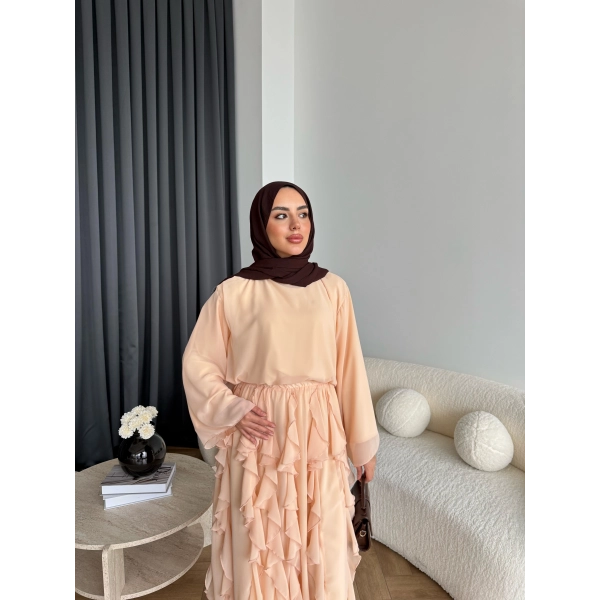 Mour Etekli Takım - Bej