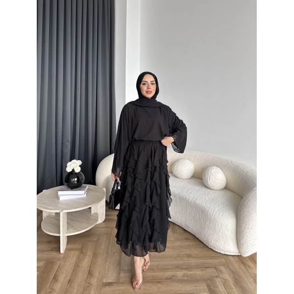 Mour Etekli Takım - Siyah