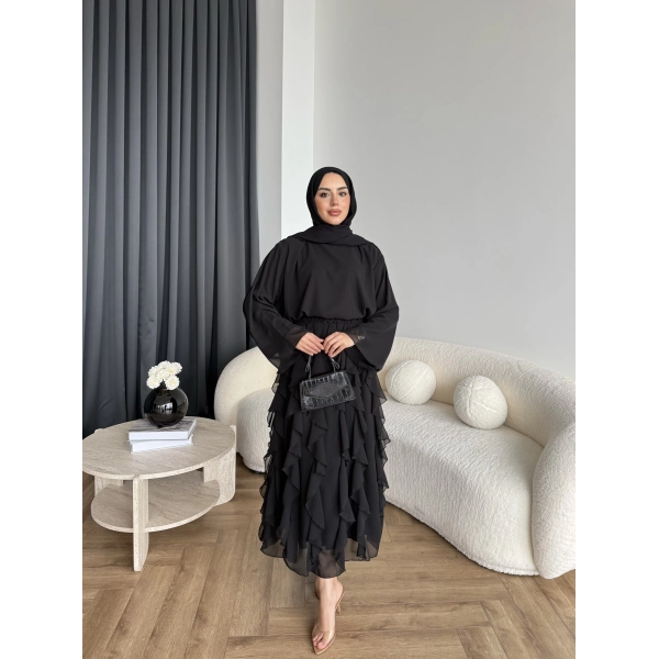 Mour Etekli Takım - Siyah