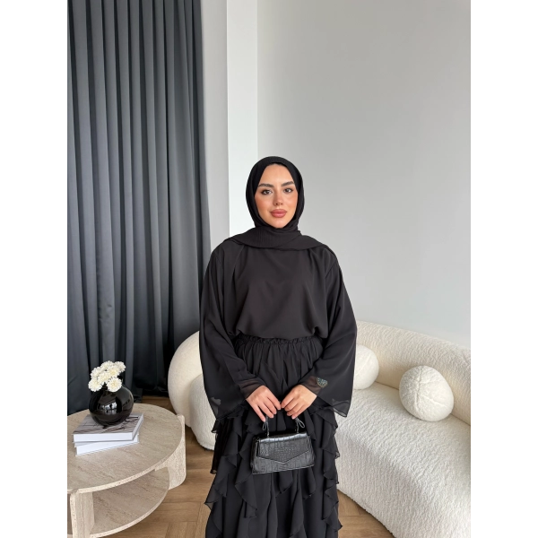 Mour Etekli Takım - Siyah