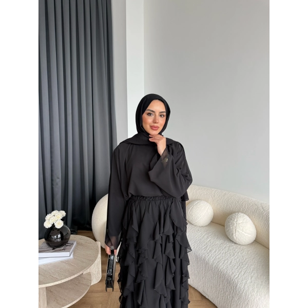 Mour Etekli Takım - Siyah