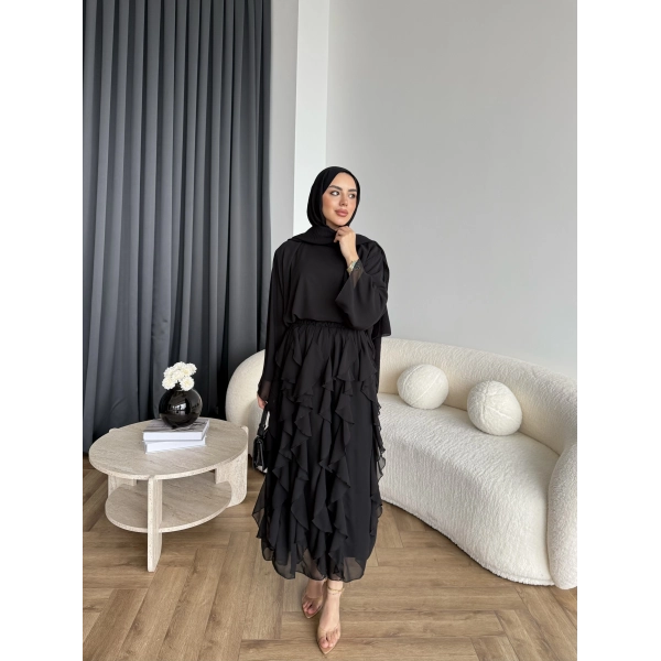 Mour Etekli Takım - Siyah