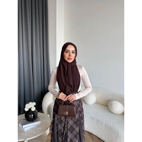 Viral Ekose Şifon Etek