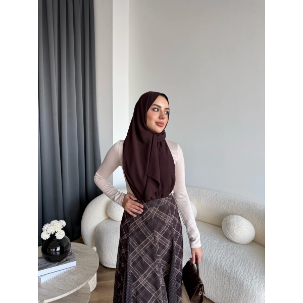 Viral Ekose Şifon Etek