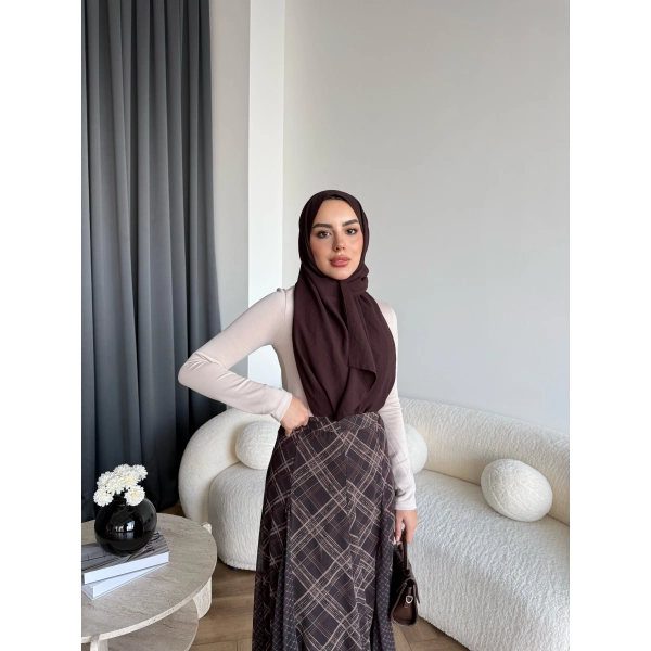 Viral Ekose Şifon Etek