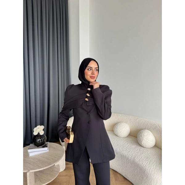 Vegas Ceketli Takım - Siyah ÖN SİPARİŞ